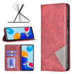 Custodia per telefono in pelle magnetica invisibile prismatica, For Motorola Moto G31 / G41  Side Fingerprint Version, For OPPO A36 / Realme 9i, For OPPO Realme 9 Pro+, For Xiaomi Redmi Note 11 International Version, For Samsung Galaxy A23 5G