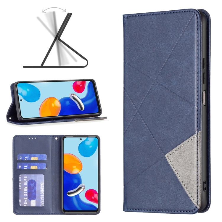 Custodia per telefono in pelle magnetica invisibile prismatica, For Motorola Moto G31 / G41  Side Fingerprint Version, For OPPO A36 / Realme 9i, For OPPO Realme 9 Pro+, For Xiaomi Redmi Note 11 International Version, For Samsung Galaxy A23 5G