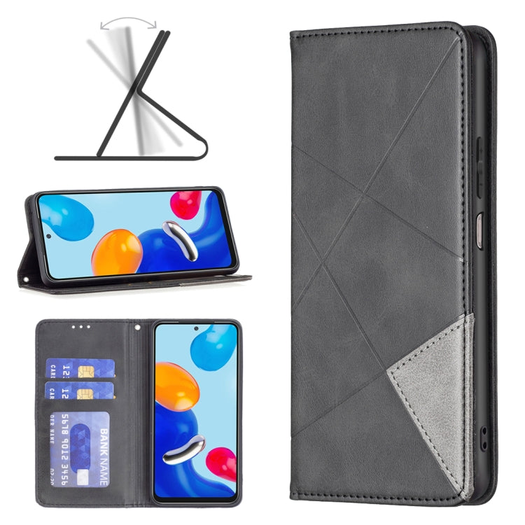 Custodia per telefono in pelle magnetica invisibile prismatica, For Motorola Moto G31 / G41  Side Fingerprint Version, For OPPO A36 / Realme 9i, For OPPO Realme 9 Pro+, For Xiaomi Redmi Note 11 International Version, For Samsung Galaxy A23 5G