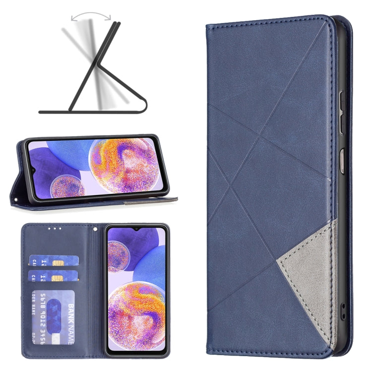 Custodia per telefono in pelle magnetica invisibile prismatica, For Motorola Moto G31 / G41  Side Fingerprint Version, For OPPO A36 / Realme 9i, For OPPO Realme 9 Pro+, For Xiaomi Redmi Note 11 International Version, For Samsung Galaxy A23 5G