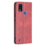 Custodia per telefono in pelle magnetica invisibile prismatica, For ZTE Blade A51, For ZTE Blade A71, For Motorola Moto G31 / G41 Side Fingerprint Version, For Nokia G21 / G11