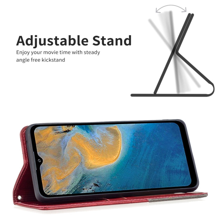 Custodia per telefono in pelle magnetica invisibile prismatica, For ZTE Blade A51, For ZTE Blade A71, For Motorola Moto G31 / G41 Side Fingerprint Version, For Nokia G21 / G11