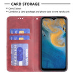 Custodia per telefono in pelle magnetica invisibile prismatica, For ZTE Blade A51, For ZTE Blade A71, For Motorola Moto G31 / G41 Side Fingerprint Version, For Nokia G21 / G11