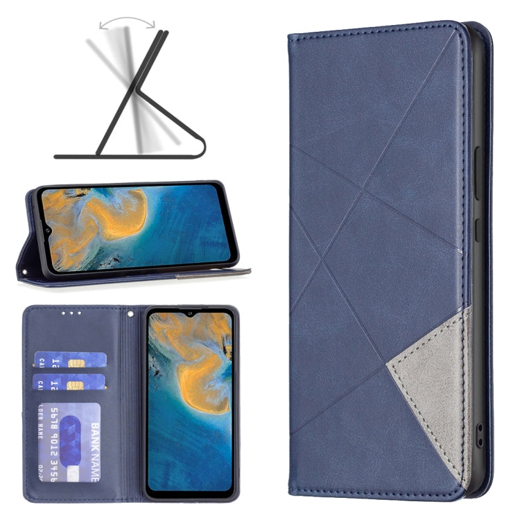 Custodia per telefono in pelle magnetica invisibile prismatica, For ZTE Blade A51, For ZTE Blade A71, For Motorola Moto G31 / G41 Side Fingerprint Version, For Nokia G21 / G11