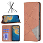 Custodia per telefono in pelle magnetica invisibile prismatica, For ZTE Blade A51, For ZTE Blade A71, For Motorola Moto G31 / G41 Side Fingerprint Version, For Nokia G21 / G11