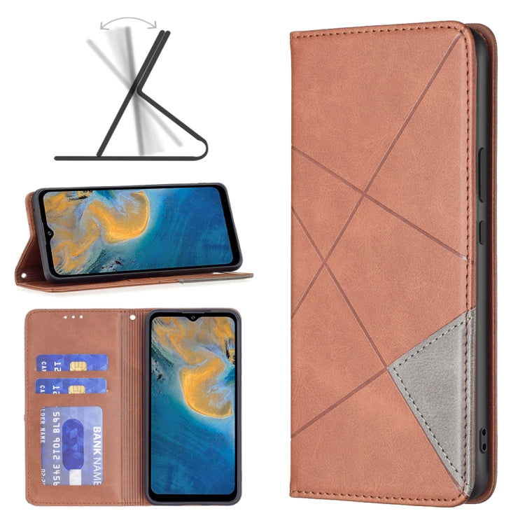 Custodia per telefono in pelle magnetica invisibile prismatica, For ZTE Blade A51, For ZTE Blade A71, For Motorola Moto G31 / G41 Side Fingerprint Version, For Nokia G21 / G11