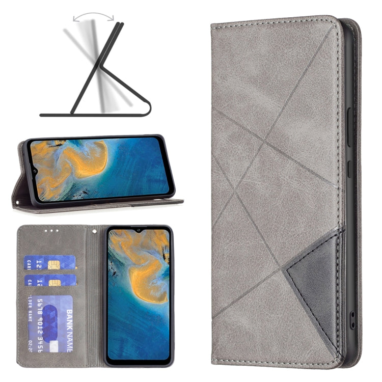 Custodia per telefono in pelle magnetica invisibile prismatica, For ZTE Blade A51, For ZTE Blade A71, For Motorola Moto G31 / G41 Side Fingerprint Version, For Nokia G21 / G11