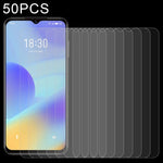 50 pellicole in vetro temperato da 0,26 mm 9H 2,5D, For Meizu Meilan 10 (50 PCS), For Umidigi A13 / A13S(50 PCS), For Ulefone Armor X10 Pro(50 PCS), For Ulefone Note 10P(50 PCS), For Ulefone Power Armor 14 Pro(50 PCS), For Cubot P50(50 PCS)