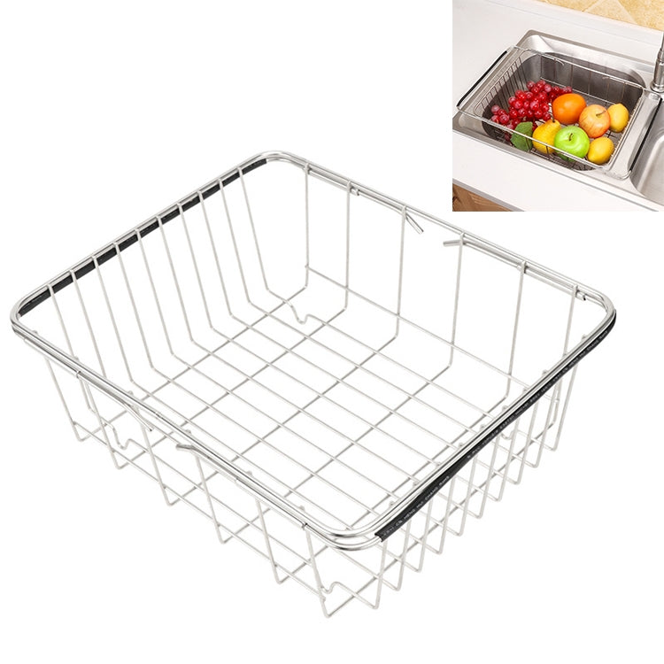 Scolapiatti da cucina Cestello di scarico per lavello Lavaggio Verdure Frutta Supporto per asciugatura Cremagliera regolabile in acciaio inossidabile, Arch Net Style, Flat Bottom Style, Ordinary Style