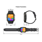 SERBATOIO M1 1.72 TFT Smart Watch con schermo, supporto monitoraggio del sonno / monitoraggio della frequenza cardiaca
