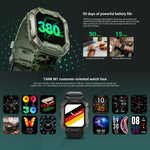 SERBATOIO M1 1.72 TFT Smart Watch con schermo, supporto monitoraggio del sonno / monitoraggio della frequenza cardiaca