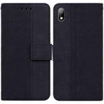 Custodia per telefono in pelle goffrata geometrica, For Huawei Y5 2019 / Honor 8S, For Huawei P smart 2019/Honor 10 Lite, For Huawei P smart+ 2019/Enjoy 9s, For Huawei P smart Z/Y9 Prime 2019