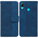 Custodia per telefono in pelle goffrata geometrica, For Huawei Y5 2019 / Honor 8S, For Huawei P smart 2019/Honor 10 Lite, For Huawei P smart+ 2019/Enjoy 9s, For Huawei P smart Z/Y9 Prime 2019