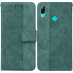 Custodia per telefono in pelle goffrata geometrica, For Huawei Y5 2019 / Honor 8S, For Huawei P smart 2019/Honor 10 Lite, For Huawei P smart+ 2019/Enjoy 9s, For Huawei P smart Z/Y9 Prime 2019