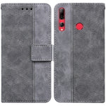 Custodia per telefono in pelle goffrata geometrica, For Huawei Y5 2019 / Honor 8S, For Huawei P smart 2019/Honor 10 Lite, For Huawei P smart+ 2019/Enjoy 9s, For Huawei P smart Z/Y9 Prime 2019