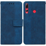 Custodia per telefono in pelle goffrata geometrica, For Huawei Y5 2019 / Honor 8S, For Huawei P smart 2019/Honor 10 Lite, For Huawei P smart+ 2019/Enjoy 9s, For Huawei P smart Z/Y9 Prime 2019