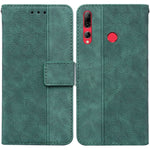 Custodia per telefono in pelle goffrata geometrica, For Huawei Y5 2019 / Honor 8S, For Huawei P smart 2019/Honor 10 Lite, For Huawei P smart+ 2019/Enjoy 9s, For Huawei P smart Z/Y9 Prime 2019