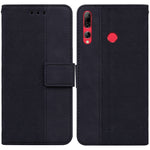 Custodia per telefono in pelle goffrata geometrica, For Huawei Y5 2019 / Honor 8S, For Huawei P smart 2019/Honor 10 Lite, For Huawei P smart+ 2019/Enjoy 9s, For Huawei P smart Z/Y9 Prime 2019