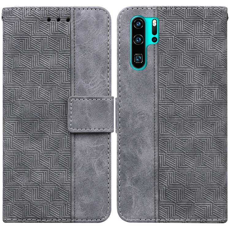 Custodia per telefono in pelle goffrata geometrica, For Huawei P30 Pro, For Huawei P40 Pro, For Huawei Y6 2019, For Huawei nova 8i/Honor 50 Lite Overseas Version