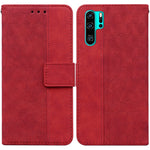 Custodia per telefono in pelle goffrata geometrica, For Huawei P30 Pro, For Huawei P40 Pro, For Huawei Y6 2019, For Huawei nova 8i/Honor 50 Lite Overseas Version