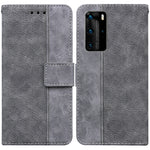 Custodia per telefono in pelle goffrata geometrica, For Huawei P30 Pro, For Huawei P40 Pro, For Huawei Y6 2019, For Huawei nova 8i/Honor 50 Lite Overseas Version