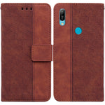 Custodia per telefono in pelle goffrata geometrica, For Huawei P30 Pro, For Huawei P40 Pro, For Huawei Y6 2019, For Huawei nova 8i/Honor 50 Lite Overseas Version