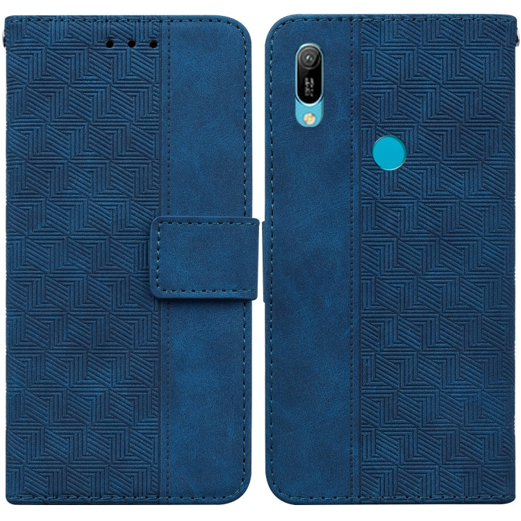 Custodia per telefono in pelle goffrata geometrica, For Huawei P30 Pro, For Huawei P40 Pro, For Huawei Y6 2019, For Huawei nova 8i/Honor 50 Lite Overseas Version