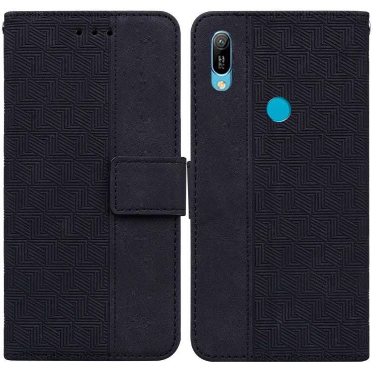 Custodia per telefono in pelle goffrata geometrica, For Huawei P30 Pro, For Huawei P40 Pro, For Huawei Y6 2019, For Huawei nova 8i/Honor 50 Lite Overseas Version