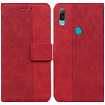 Custodia per telefono in pelle goffrata geometrica, For Huawei P30 Pro, For Huawei P40 Pro, For Huawei Y6 2019, For Huawei nova 8i/Honor 50 Lite Overseas Version