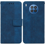 Custodia per telefono in pelle goffrata geometrica, For Huawei P30 Pro, For Huawei P40 Pro, For Huawei Y6 2019, For Huawei nova 8i/Honor 50 Lite Overseas Version