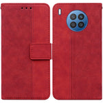 Custodia per telefono in pelle goffrata geometrica, For Huawei P30 Pro, For Huawei P40 Pro, For Huawei Y6 2019, For Huawei nova 8i/Honor 50 Lite Overseas Version