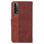 Custodia per telefono in pelle goffrata geometrica, For Huawei P smart 2021 / Y7a, For Huawei P50, For Huawei P50 Pro, For Honor 20 / Huawei nova 5T