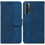 Custodia per telefono in pelle goffrata geometrica, For Huawei P smart 2021 / Y7a, For Huawei P50, For Huawei P50 Pro, For Honor 20 / Huawei nova 5T