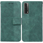 Custodia per telefono in pelle goffrata geometrica, For Huawei P smart 2021 / Y7a, For Huawei P50, For Huawei P50 Pro, For Honor 20 / Huawei nova 5T