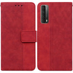 Custodia per telefono in pelle goffrata geometrica, For Huawei P smart 2021 / Y7a, For Huawei P50, For Huawei P50 Pro, For Honor 20 / Huawei nova 5T
