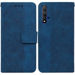 Custodia per telefono in pelle goffrata geometrica, For Huawei P smart 2021 / Y7a, For Huawei P50, For Huawei P50 Pro, For Honor 20 / Huawei nova 5T