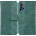 Custodia per telefono in pelle goffrata geometrica, For Huawei P smart 2021 / Y7a, For Huawei P50, For Huawei P50 Pro, For Honor 20 / Huawei nova 5T