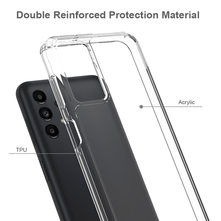TPU antiurto antigraffio + custodia protettiva in acrilico, For Samsung Galaxy A13 4G