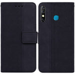 Custodia per telefono in pelle goffrata geometrica, For Infinix Hot 8 X650 CC7, For Infinix Hot 9 X655C / Note 7 Lite, For Infinix Hot 10 Play / Smart 5 India, For Infinix Hot 10s / Hot 10T