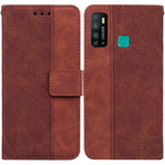 Custodia per telefono in pelle goffrata geometrica, For Infinix Hot 8 X650 CC7, For Infinix Hot 9 X655C / Note 7 Lite, For Infinix Hot 10 Play / Smart 5 India, For Infinix Hot 10s / Hot 10T