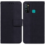 Custodia per telefono in pelle goffrata geometrica, For Infinix Hot 8 X650 CC7, For Infinix Hot 9 X655C / Note 7 Lite, For Infinix Hot 10 Play / Smart 5 India, For Infinix Hot 10s / Hot 10T