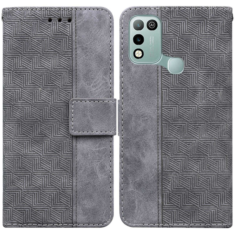 Custodia per telefono in pelle goffrata geometrica, For Infinix Hot 8 X650 CC7, For Infinix Hot 9 X655C / Note 7 Lite, For Infinix Hot 10 Play / Smart 5 India, For Infinix Hot 10s / Hot 10T