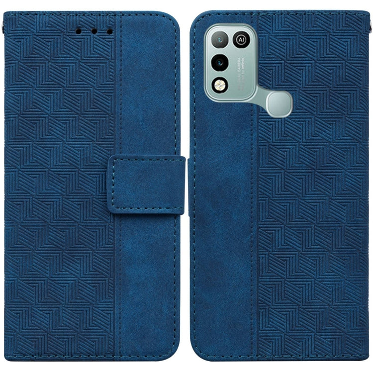 Custodia per telefono in pelle goffrata geometrica, For Infinix Hot 8 X650 CC7, For Infinix Hot 9 X655C / Note 7 Lite, For Infinix Hot 10 Play / Smart 5 India, For Infinix Hot 10s / Hot 10T