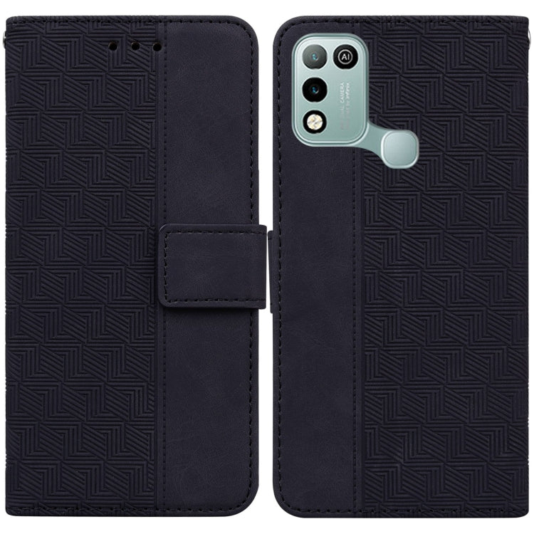 Custodia per telefono in pelle goffrata geometrica, For Infinix Hot 8 X650 CC7, For Infinix Hot 9 X655C / Note 7 Lite, For Infinix Hot 10 Play / Smart 5 India, For Infinix Hot 10s / Hot 10T