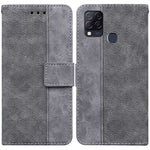 Custodia per telefono in pelle goffrata geometrica, For Infinix Hot 8 X650 CC7, For Infinix Hot 9 X655C / Note 7 Lite, For Infinix Hot 10 Play / Smart 5 India, For Infinix Hot 10s / Hot 10T