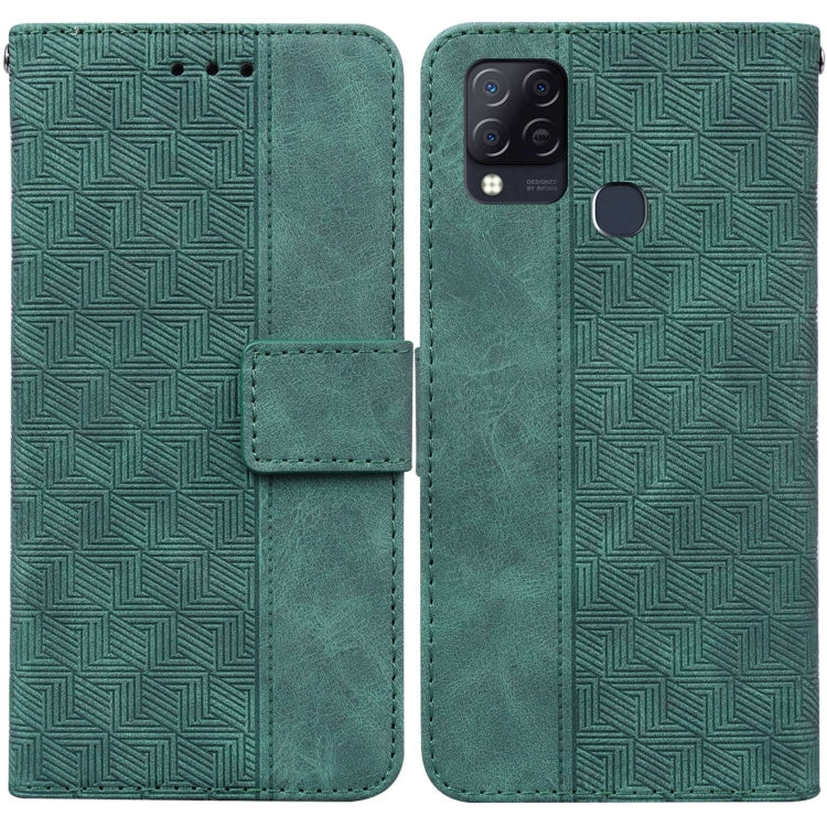 Custodia per telefono in pelle goffrata geometrica, For Infinix Hot 8 X650 CC7, For Infinix Hot 9 X655C / Note 7 Lite, For Infinix Hot 10 Play / Smart 5 India, For Infinix Hot 10s / Hot 10T