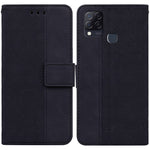 Custodia per telefono in pelle goffrata geometrica, For Infinix Hot 8 X650 CC7, For Infinix Hot 9 X655C / Note 7 Lite, For Infinix Hot 10 Play / Smart 5 India, For Infinix Hot 10s / Hot 10T