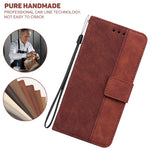 Custodia per telefono in pelle goffrata geometrica, For Nokia 1.3, For Nokia 5.3, For Nokia 5.4, For Nokia C20 / C10