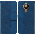 Custodia per telefono in pelle goffrata geometrica, For Nokia 1.3, For Nokia 5.3, For Nokia 5.4, For Nokia C20 / C10