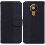 Custodia per telefono in pelle goffrata geometrica, For Nokia 1.3, For Nokia 5.3, For Nokia 5.4, For Nokia C20 / C10